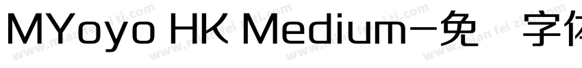 MYoyo HK Medium字体转换